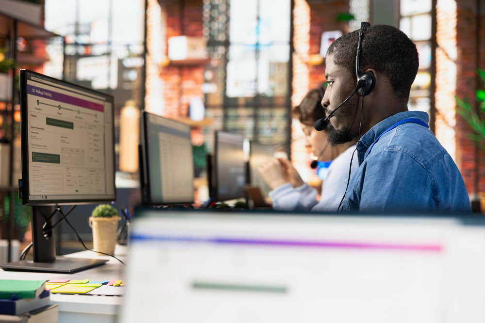 Des agents Accelero qui traitent leurs prospects ensemble